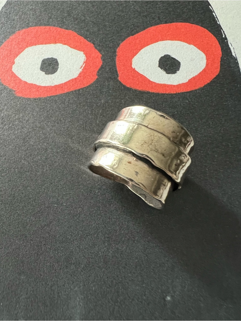 SHABLOOL • Hammered Wide Band 925 Sterling Silver